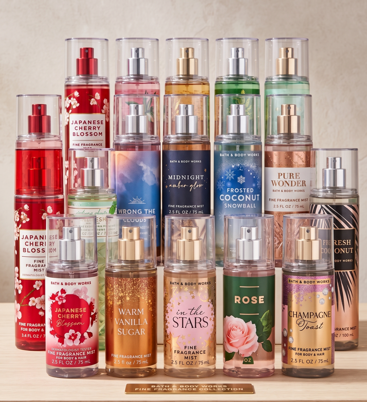 Mini Spray Bath And Body Works